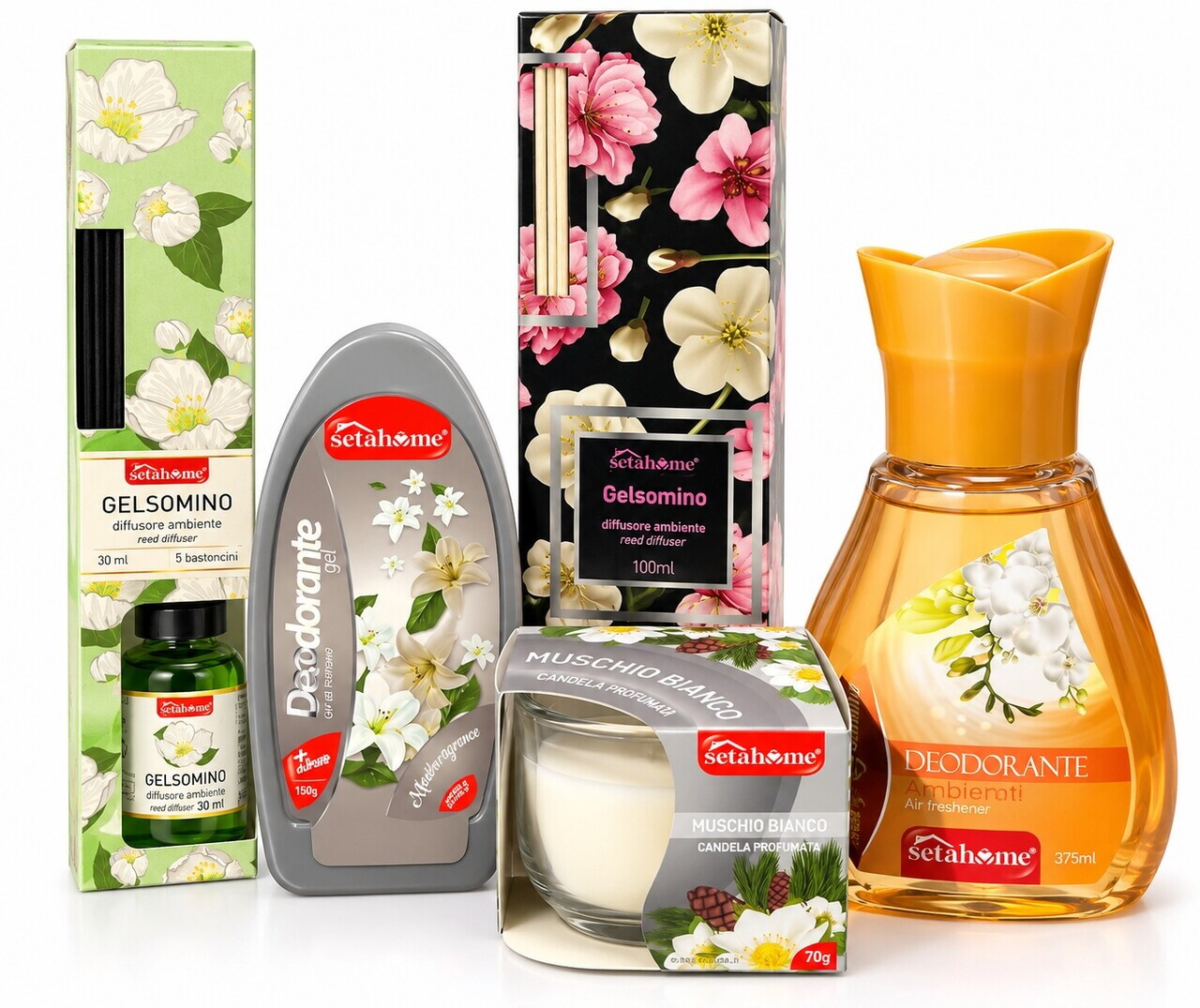 Pachet Odorizare Iasomie, Mosc Alb, Fresie + CADOU
