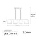 Lustra, Fulgor, 942FLG1149, Metal, Auriu