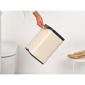 Cos de rufe, Brabantia, Bo Small, 7 L, 20.7x24.2x31.7 cm, otel, bej
