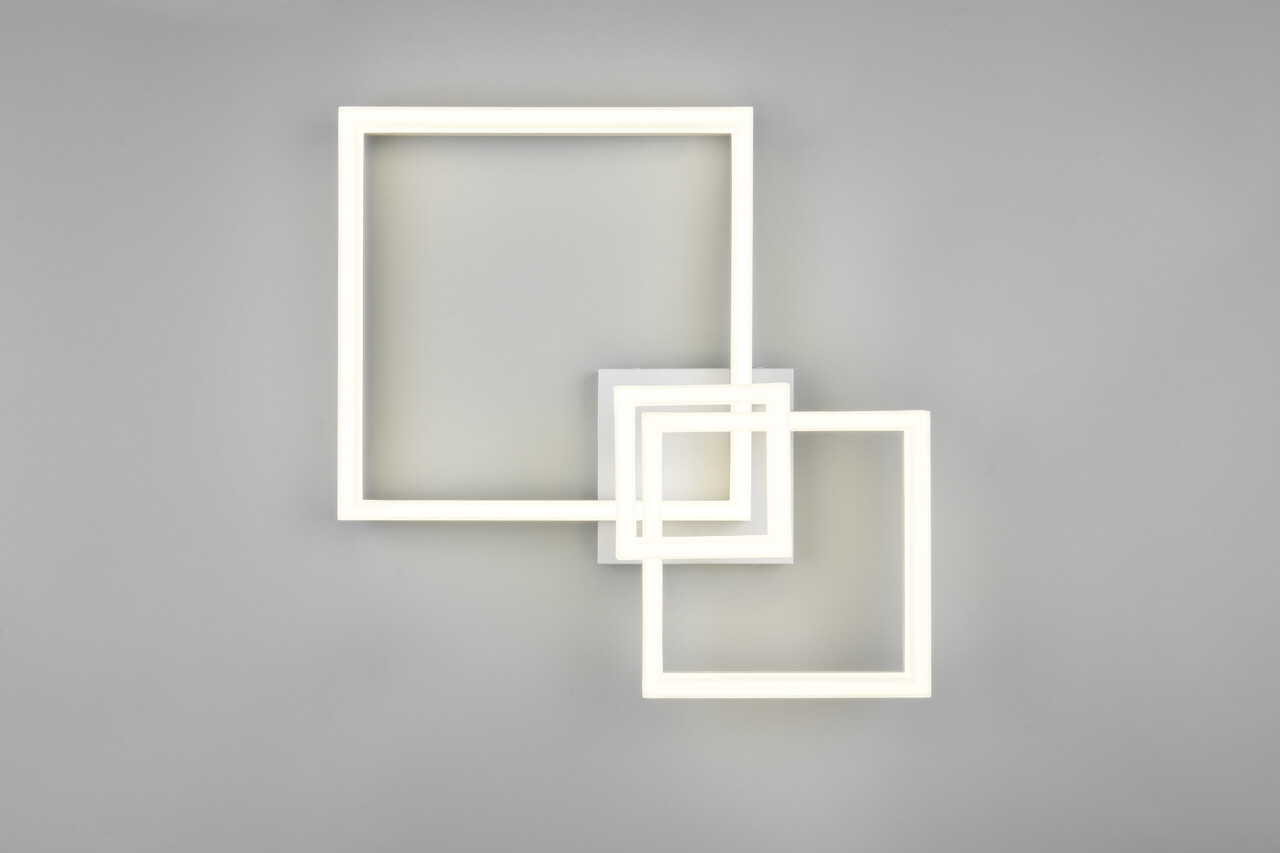 Plafoniera Camino, RL, 65x46.5x17.5 cm, 32W, 1x SMD LED, plastic, alb mat - 2 | YEO