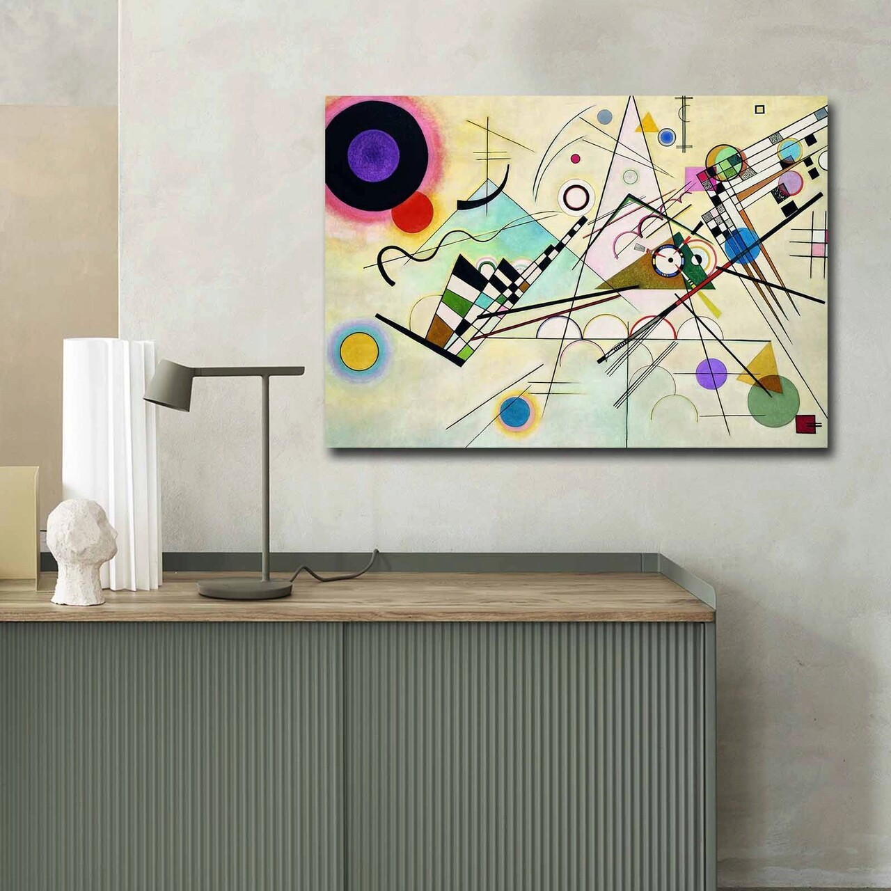 Tablou decorativ, 70100FAMOUSART-034, Canvas, 70 x 100 cm, Multicolor