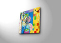 Tablou decorativ, 4545K-104, Canvas, Dimensiune: 45 x 45 cm, Multicolor