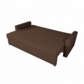 Canapea extensibila Firenze Dark Chocolate 218x85x85cm + lada de depozitare, maro