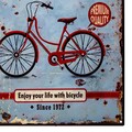 Placuta decorativa Riding is fun, Creaciones Meng, 25x33 cm, fier