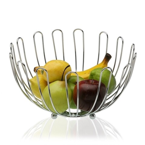 Cos pentru fructe Preston, Versa, Ø30x18 cm, metal