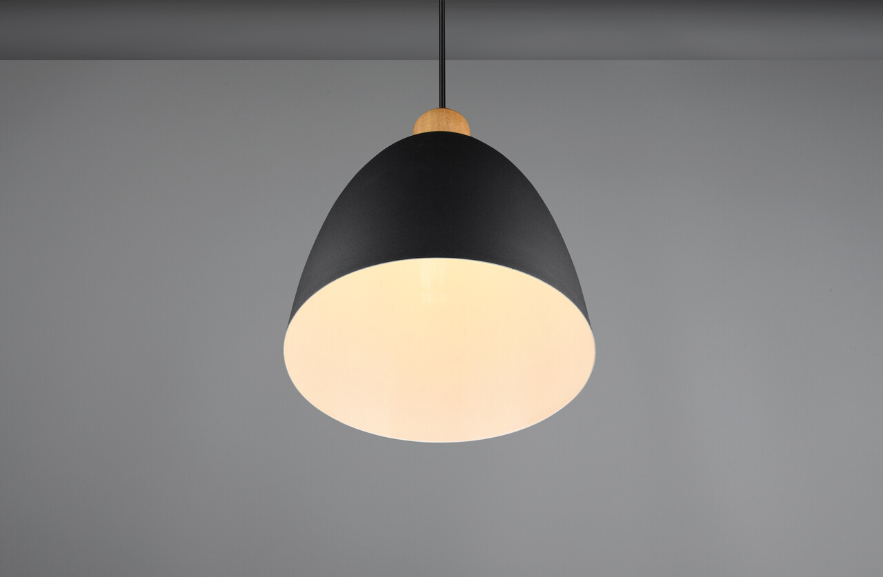 Lustra Jagger, RL, 25x150 cm, 40W, 1x E27, metal, negru mat - view 4
