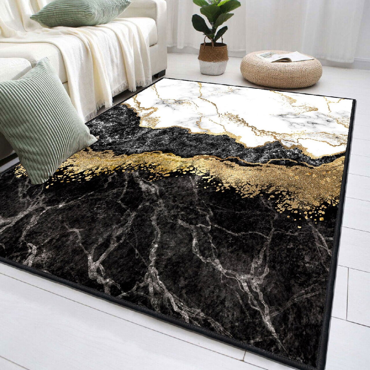 Covor, Els2375, 160x230 cm, Catifea, Multicolor — imaginea 2