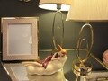Decoratiune Dolly On A Cloud , Mauro Ferretti, 25x11x16 cm, polirasina, rosu inchis