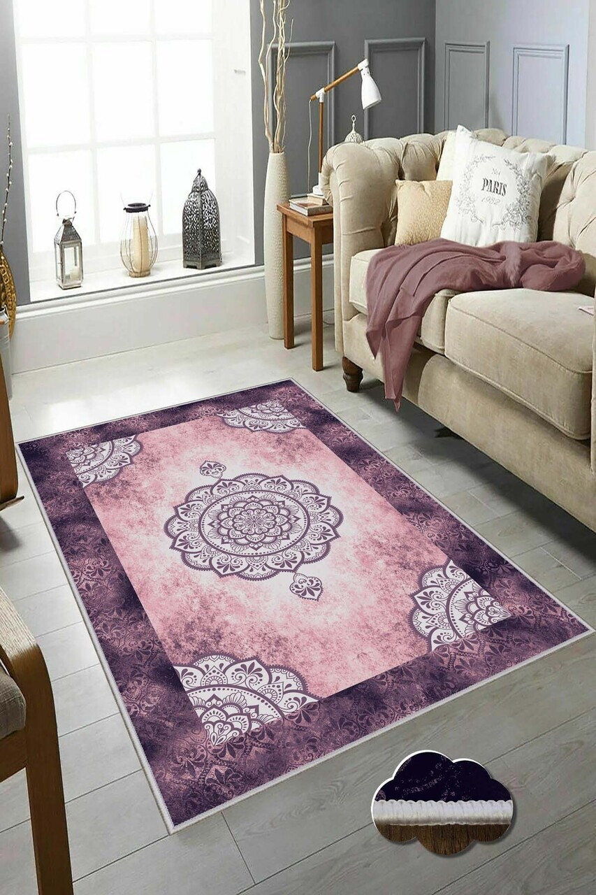 Covor Hmnt725 80x150 cm Poliester Multicolor