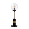 Lampa de masa, Fulgor, 942FLG1854, Metal, Negru/Maro antic