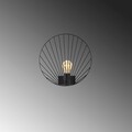 Aplica de perete, Byisoo - 3291, Tatum, 30 x 12 x 30 cm, 1 x E27, 40W, negru
