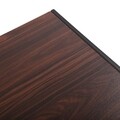 Birou pliabil Willis, Versa, 90 x 45 x 74 cm, metal, maro