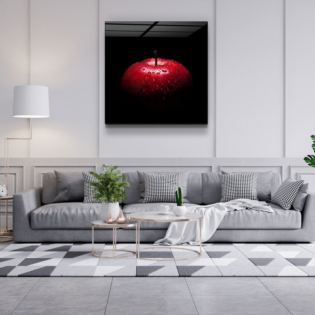 Tablou decorativ, Kgls_1028, Dimensiune: 80 x 80, Multicolor — imaginea 5