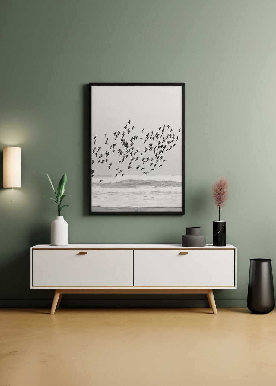 Tablou decorativ, Artnewclsyh48-3348, Lemn masiv, MDF, Multicolor