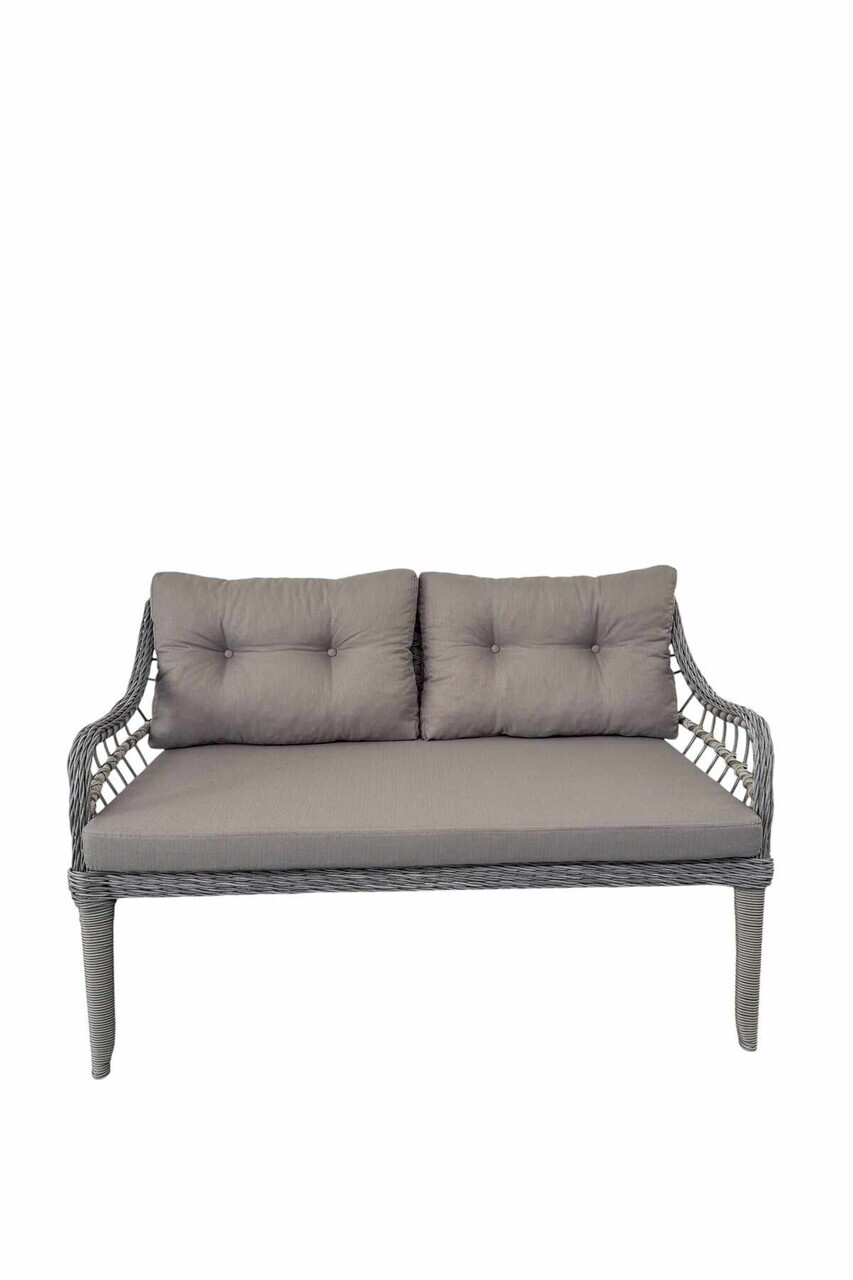 Set mobilier de gradina, Hanah Home, Fiori, ALUMINIU, Gri - view 6