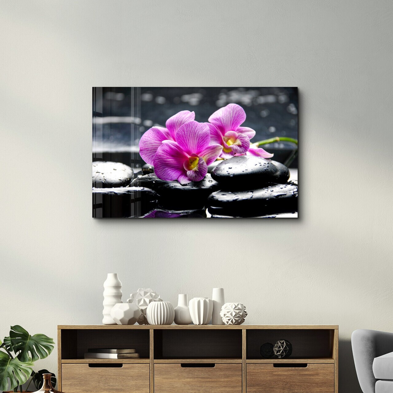 Tablou decorativ, OGLS-1090, Dimensiune: 35 x 55 cm, Multicolor — imaginea 2