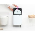 Cos de gunoi, Brabantia, Bo Small, 12 L, 23x29.5x45.5 cm, otel, alb