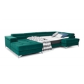 Coltar extensibil dreapta 5 locuri ELTAP, Edr-106, Eduardo, 337x205x88 cm, lemn/poliester, turcoaz