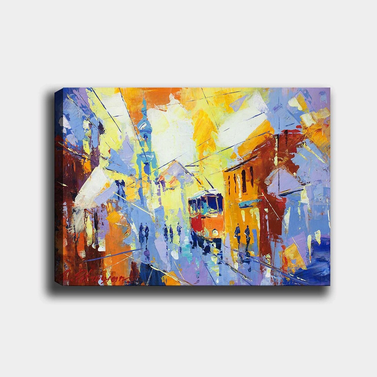 Tablou decorativ, 446402158_70100, Cadru: 100% LEMN (grosime: 3 cm), Multicolor - view 2