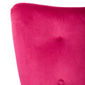 Fotoliu Moss, Homla, 70x55x95 cm, lemn/catifea din poliester, fucsia