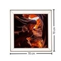 Tablou decorativ T702, Neostill, sticla temperata, 70x70 cm