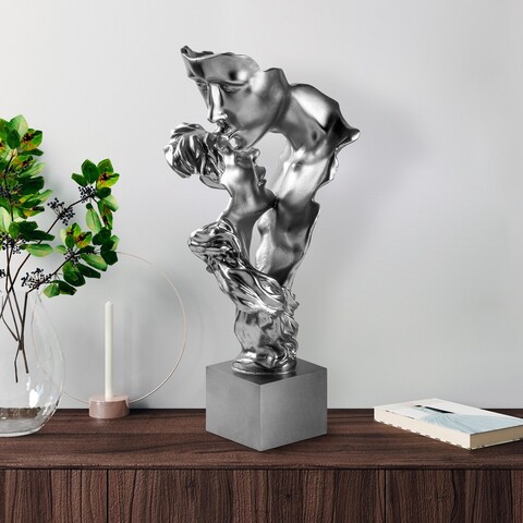 Decoratiune, Yak-044-B, Poliester, Argintiu