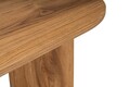 Masuta de cafea, Nordure, Oval, 120x60x40 cm, MDF , Maro
