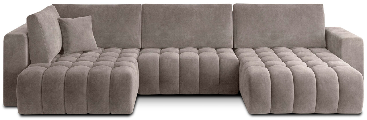 Coltar extensibil dreapta 6 locuri ELTAP, RT-18SO, Bonito, 350x175x92 cm, lemn/poliester, bej inchis - 1 | YEO