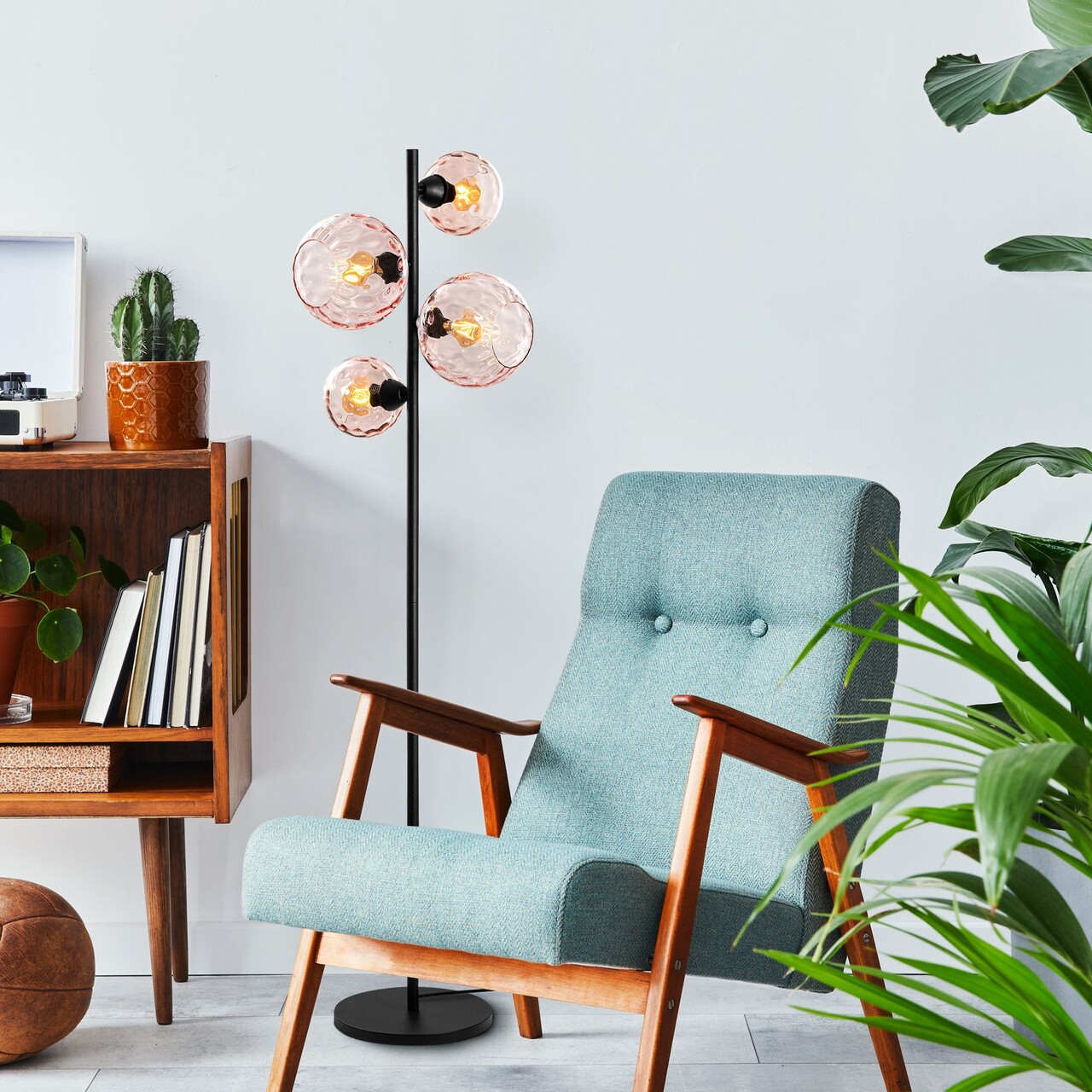 Lampadar, L'essentiel Maison, 521SHN3654, Roz/Negru