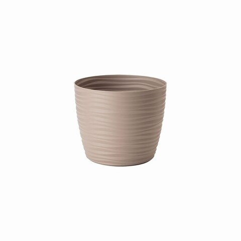 Ghiveci Sahara 13 cm, bej inchis