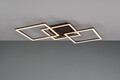 Plafoniera Trail, RL, 52.5x52.5x7 cm, 31W, 1x SMD, metal, negru mat