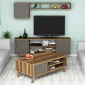 Set mobilier living, Hommy Craft, İnci, Nuc / Albastru