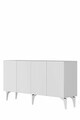 Consola, Hanah Home, Gumus 150, 150x79x32 cm, Alb