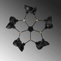 Lustra, Tatum, 584TTM1197, Metal, Negru