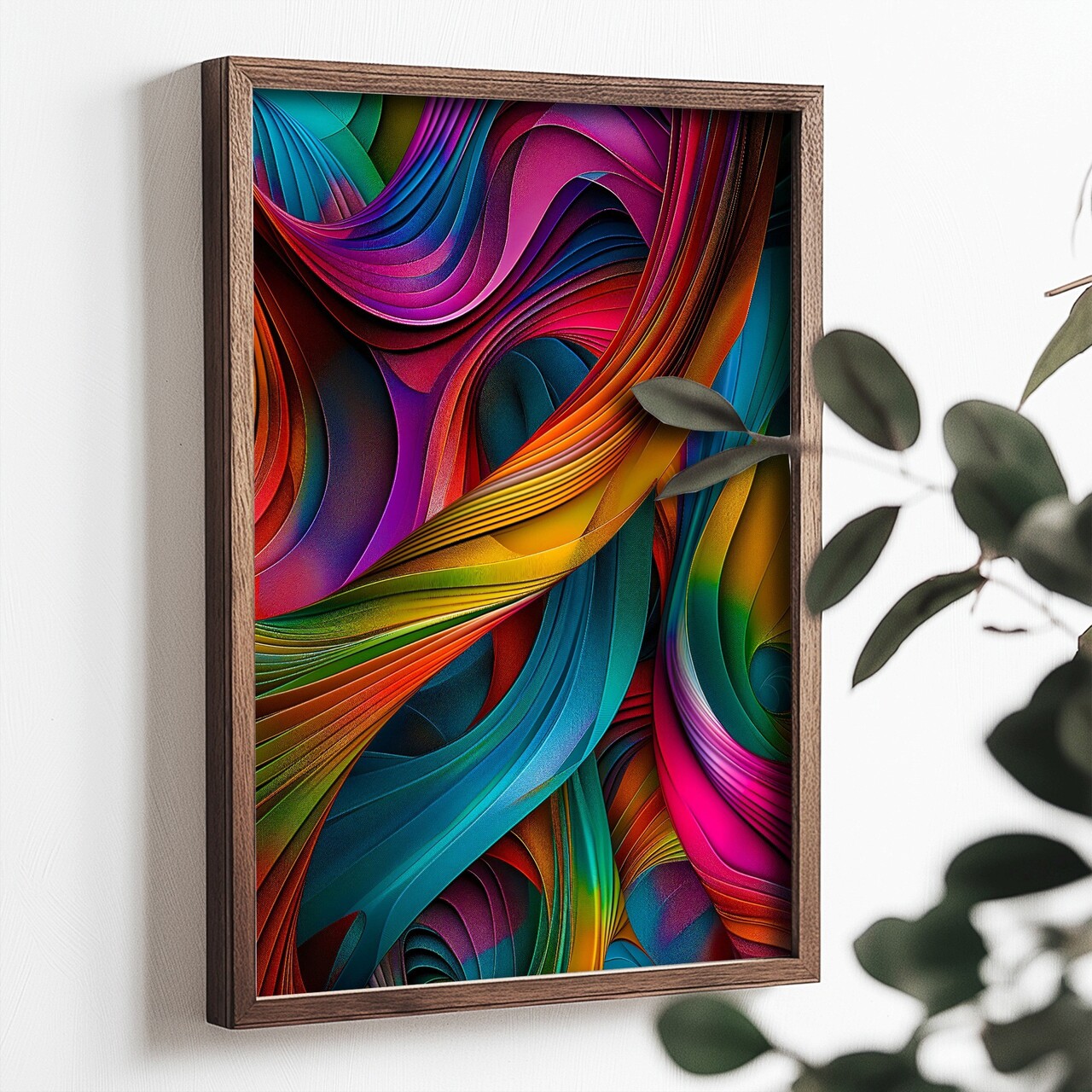 Tablou decorativ, TUN087-XL, Lemn, Multicolor - view 3