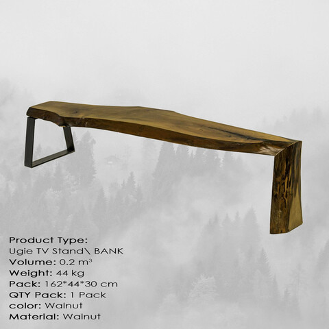 Comoda tv, massive design, ugie medium, 160x42x36 cm, nuc