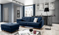 Canapea extensibila 3 locuri ELTAP, SO-BEL-40LO, Bellis, 220x90x83 cm, lemn/poliester, albastru inchis
