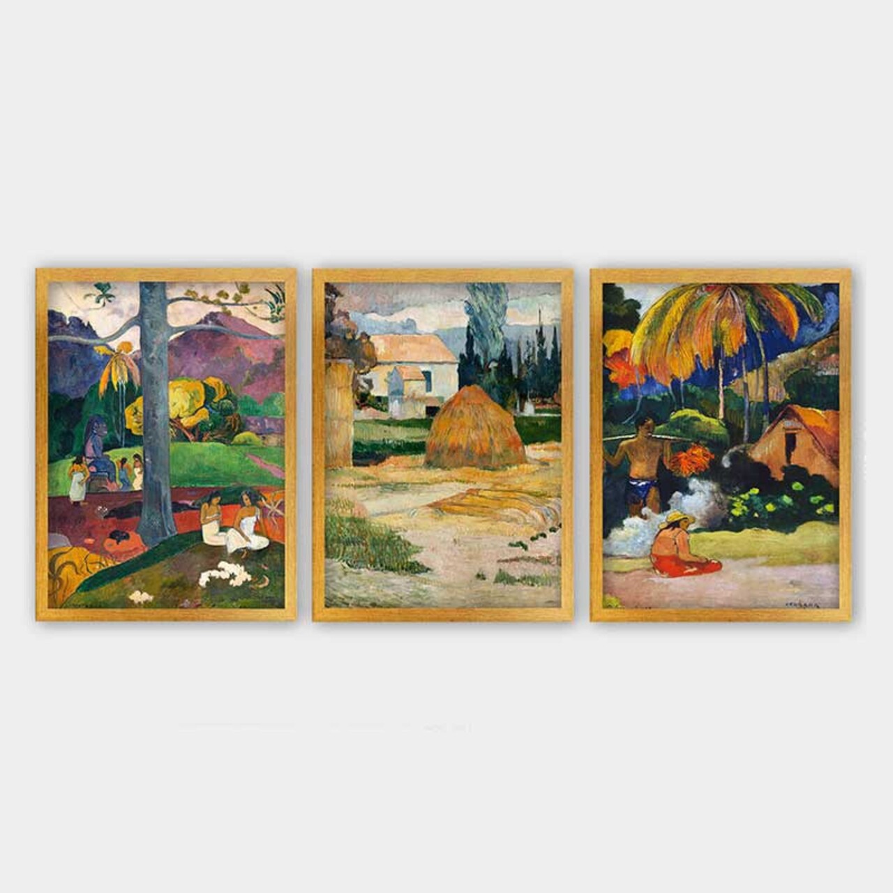 Set 3 tablouri decorative, 3AC_UN3897173_3545, Polistiren, Multicolor - view 2