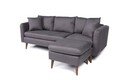 Coltar, Unique Design, 867UNQ1436, Lemn de pin, Antracit