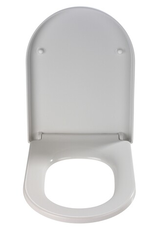 Capac de toaleta cu sistem automat de coborare, Wenko, Premium Palma, 34.5 x 45.5 cm, duroplast Accesorii baie & seturi de baie