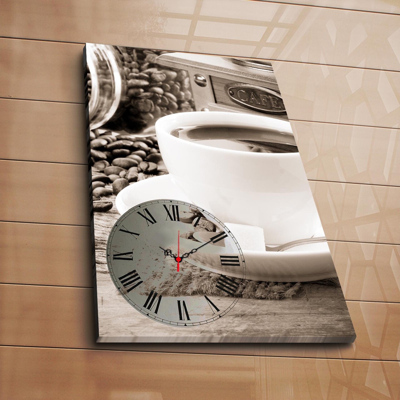 Ceas de perete, 5070CS-69, Dimensiune: 45 x 70 cm, Multicolor - view 2
