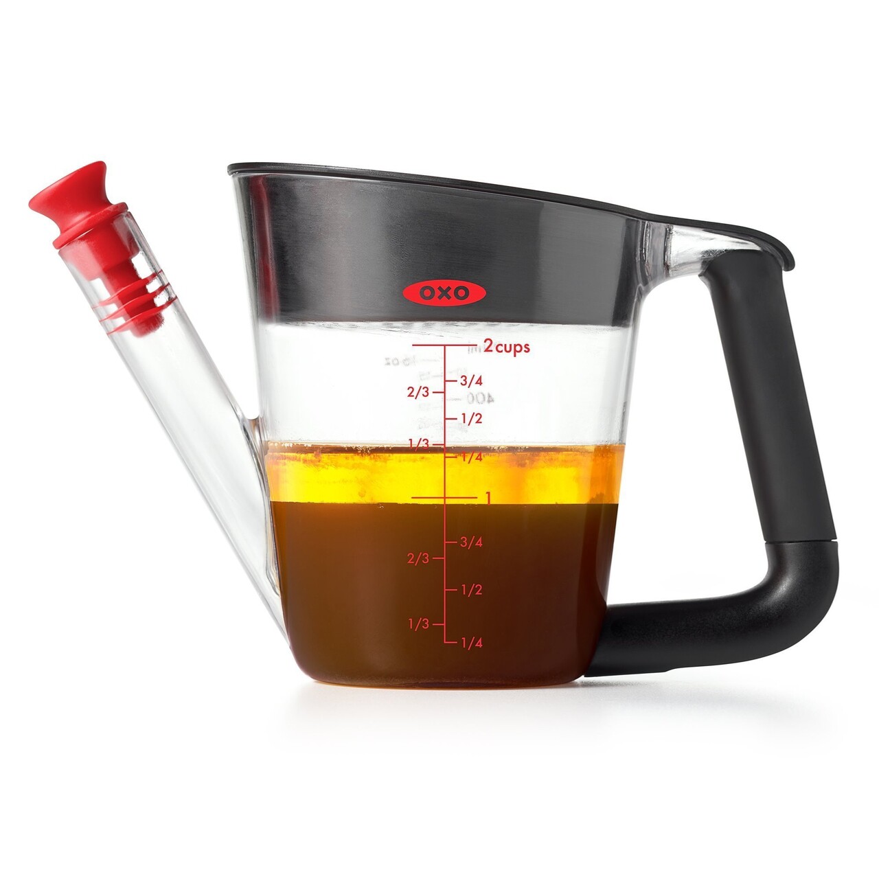 Cana separator grasime, plastic, 500ml, "Good Grips" - OXO - imagine 12