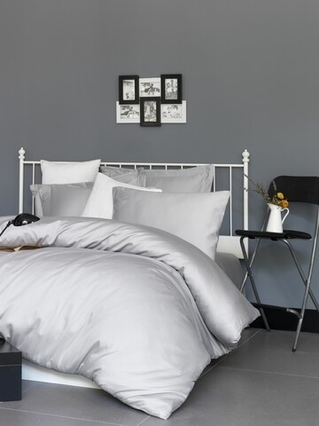 Lenjerie de pat dubla, Patik, De Light Grey, 6 piese, 220×240 cm, 100% bumbac satinat, gri mezoni.ro