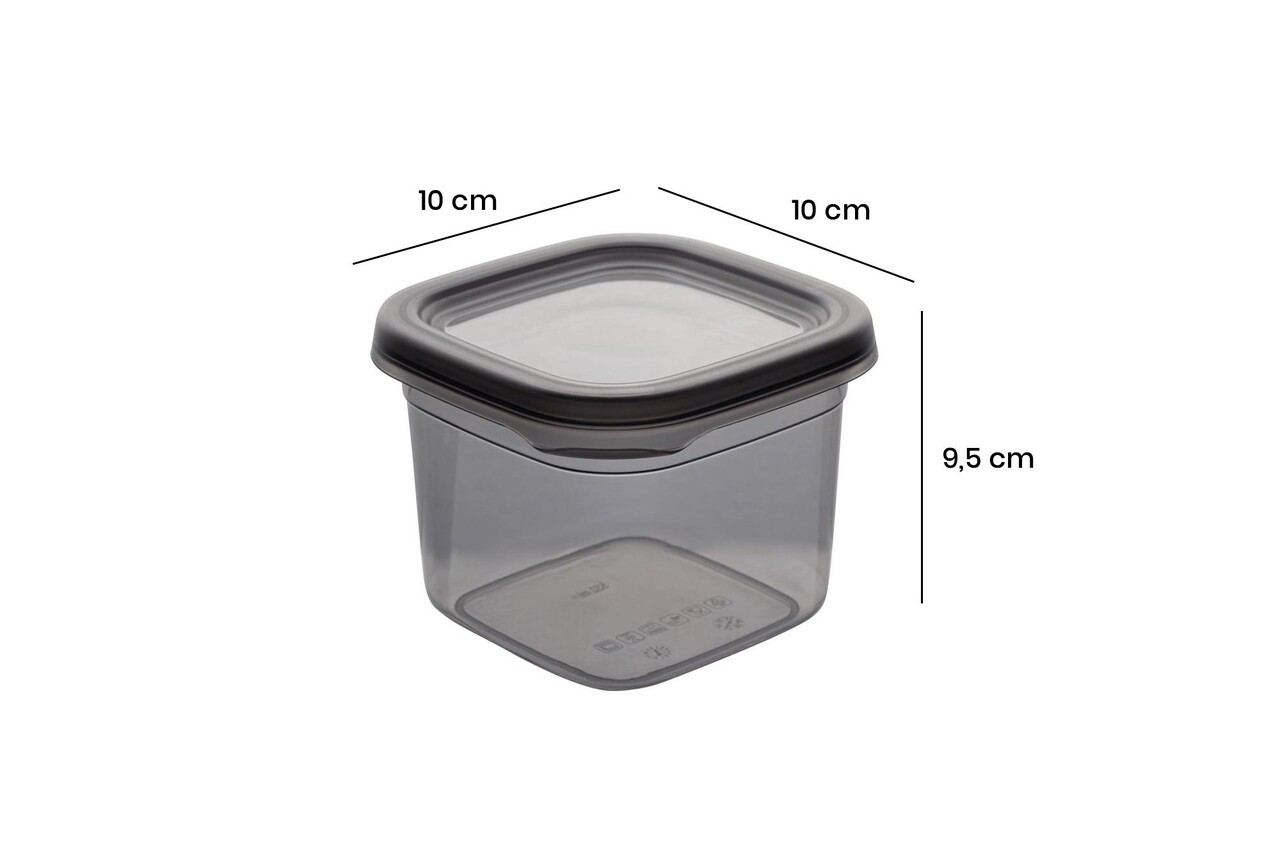 Set recipiente depozitare, Hermia, 430KSV9478, Antracit - view 5