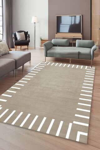 Covor, CLR-DC-4092-HALI-25, 140x200 cm, Poliester, Bej
