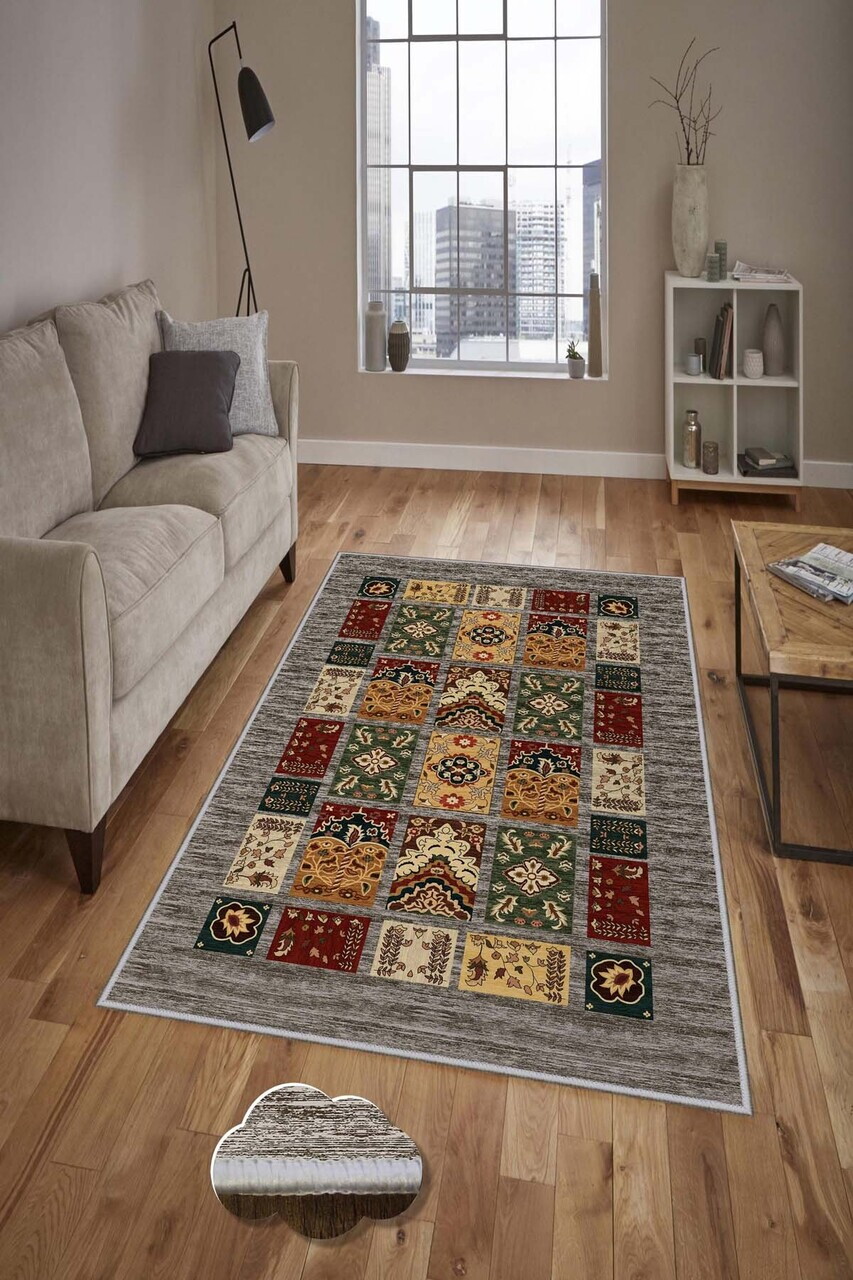 Covor Hmnt842 180x280 cm Poliester Multicolor