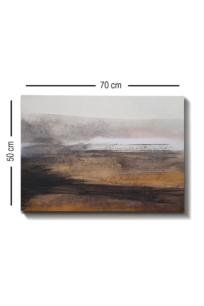 Tablou decorativ, Kanvas Tablo (50 x 70), Cadru: 100% LEMN (grosime: 3 cm), Multicolor - view 3