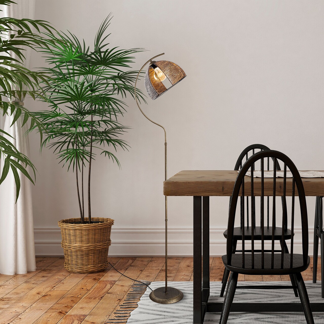 Lampadar, L'essentiel Maison, 390FLH2208, Maro antichizat