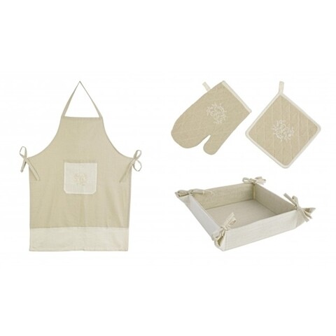 Set 4 piese pentru bucatarie, noa linen, bizzotto, amestec bumbac