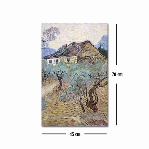 Tablou decorativ, FAMOUSART-112, Canvas, Dimensiune: 45 x 70 cm, Multicolor